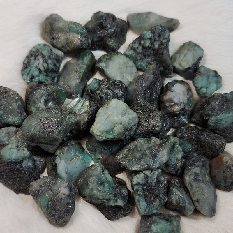 Raw Emerald, Brazil (1")