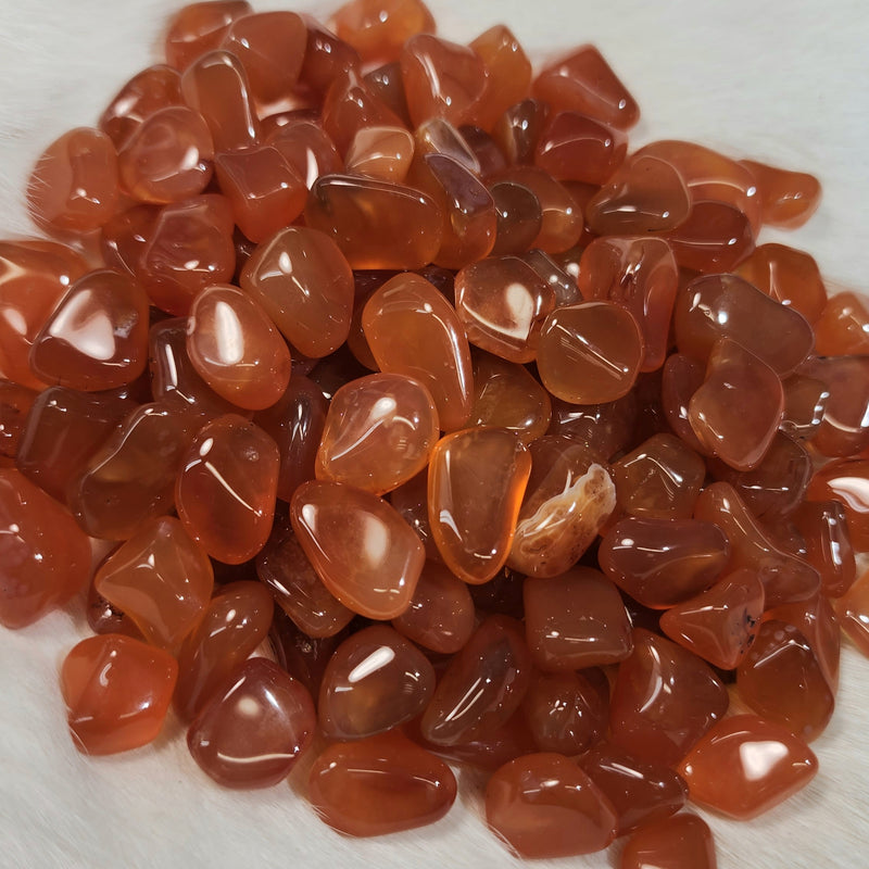 Carnelian, Tumbled SET OF 3 (.5-.75")