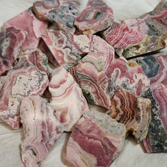 Rhodochrosite Slices, 1.5