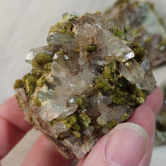 Epidote & Quartz (Morocco)