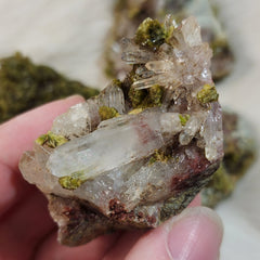 Epidote & Quartz (Morocco)