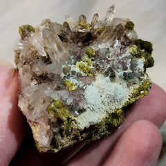 Epidote & Quartz (Morocco)