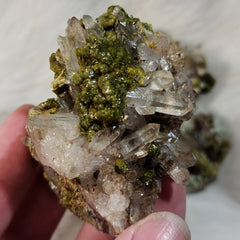 Epidote & Quartz (Morocco)