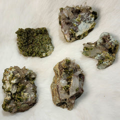Epidote & Quartz (Morocco)