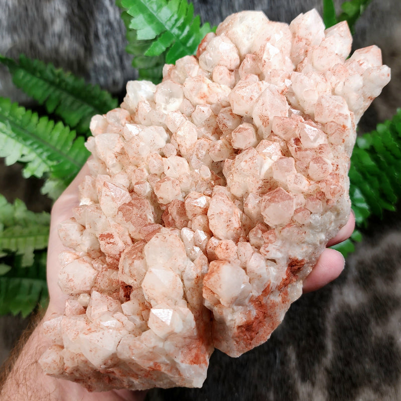 Hematite Quartz Cluster B (7.5")