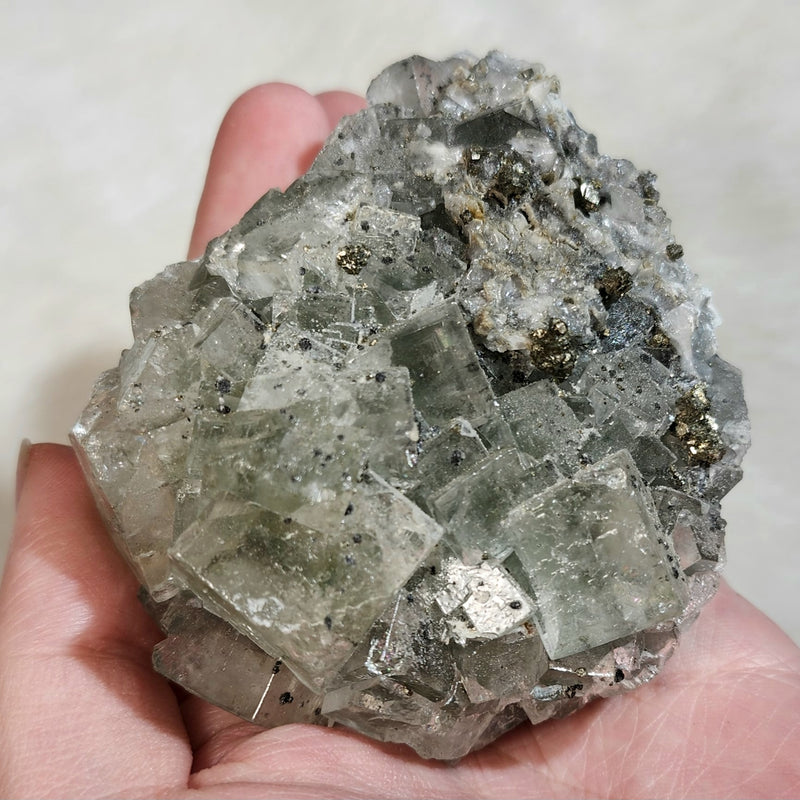 Fluorite & Pyrite A (3.75")