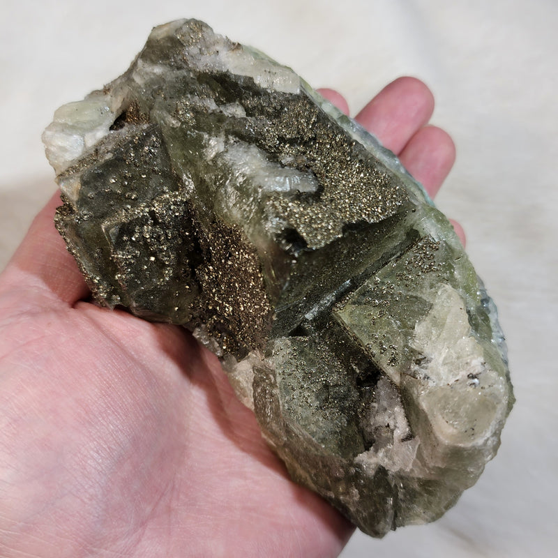 Fluorite & Pyrite D (5.5")