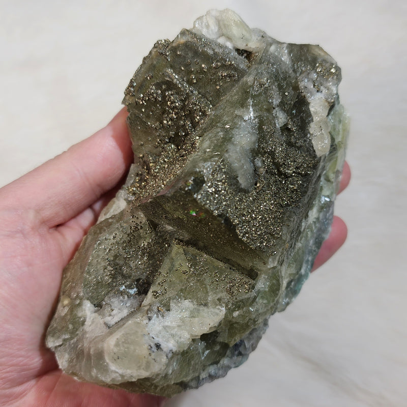Fluorite & Pyrite D (5.5")