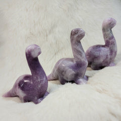 Dinosaur Carvings, Amethyst Brontosaurus