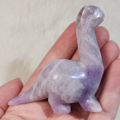 Dinosaur Carvings, Amethyst Brontosaurus