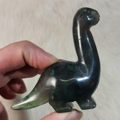 Dinosaur Carvings, Fluorite Brontosaurus