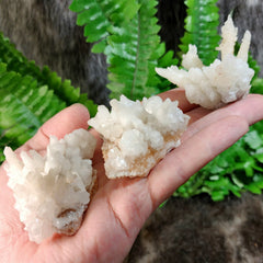 Aragonite & Calcite Crystal Clusters (2