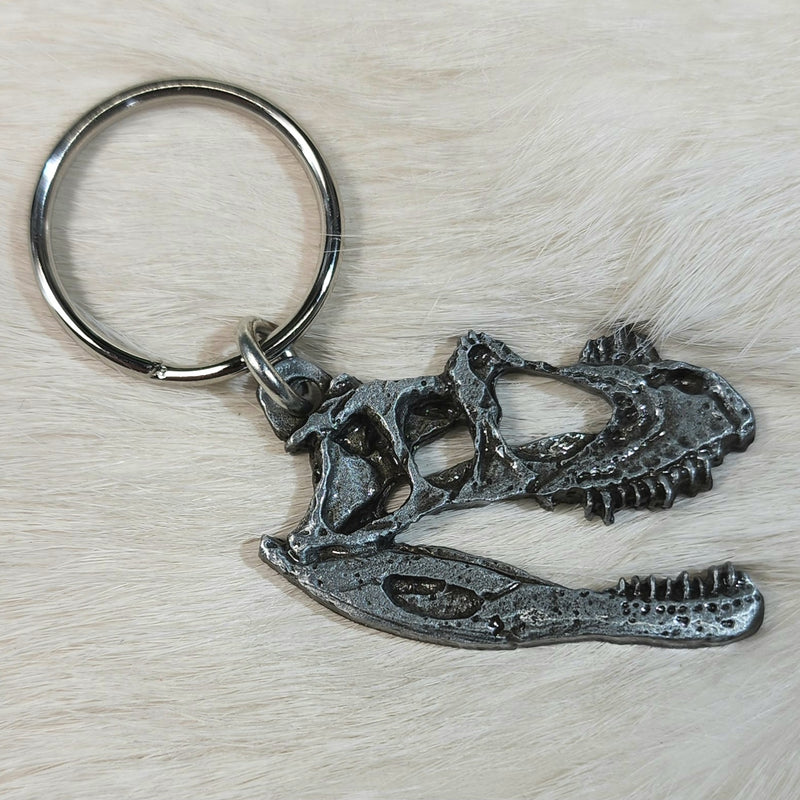 Ceratosaurus Dinosaur Skull Keychain