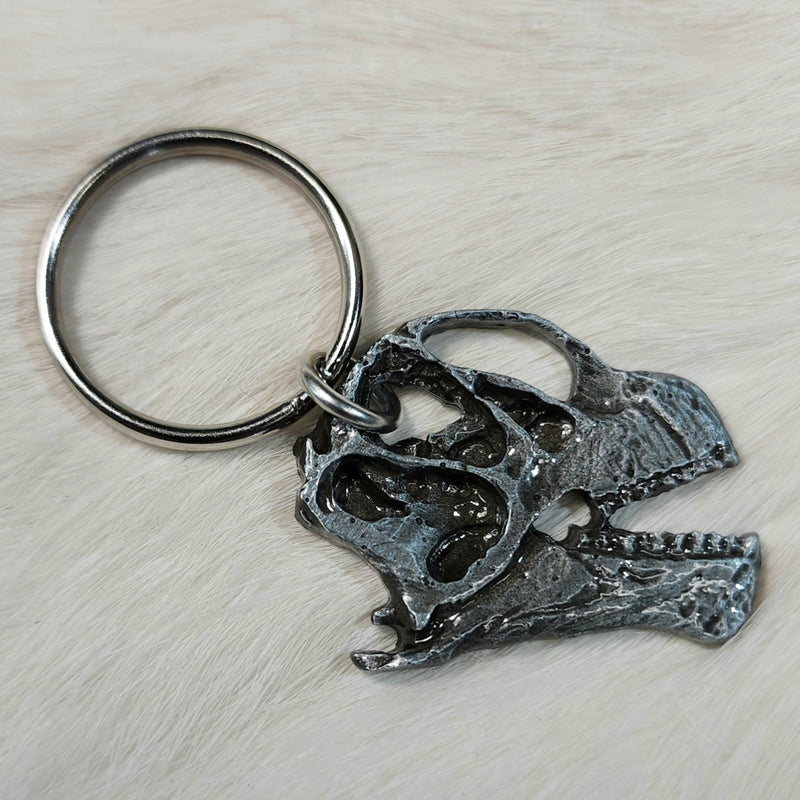 Camarasaurus Dinosaur Skull Keychain