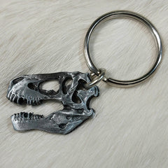 Tyrannosaurus Rex Dinosaur Skull Keychain