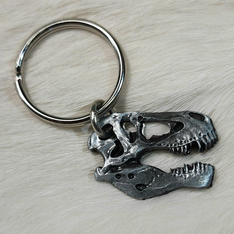 Tyrannosaurus Rex Dinosaur Skull Keychain