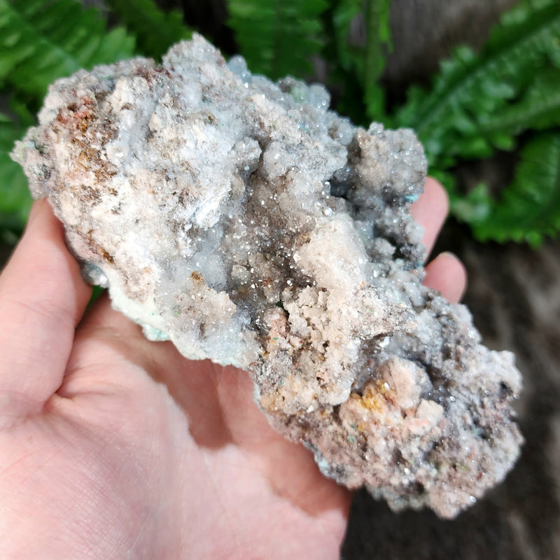 Blue Aragonite Cluster B (5.5")