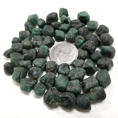 Raw Emerald, Brazil (Set of 3)