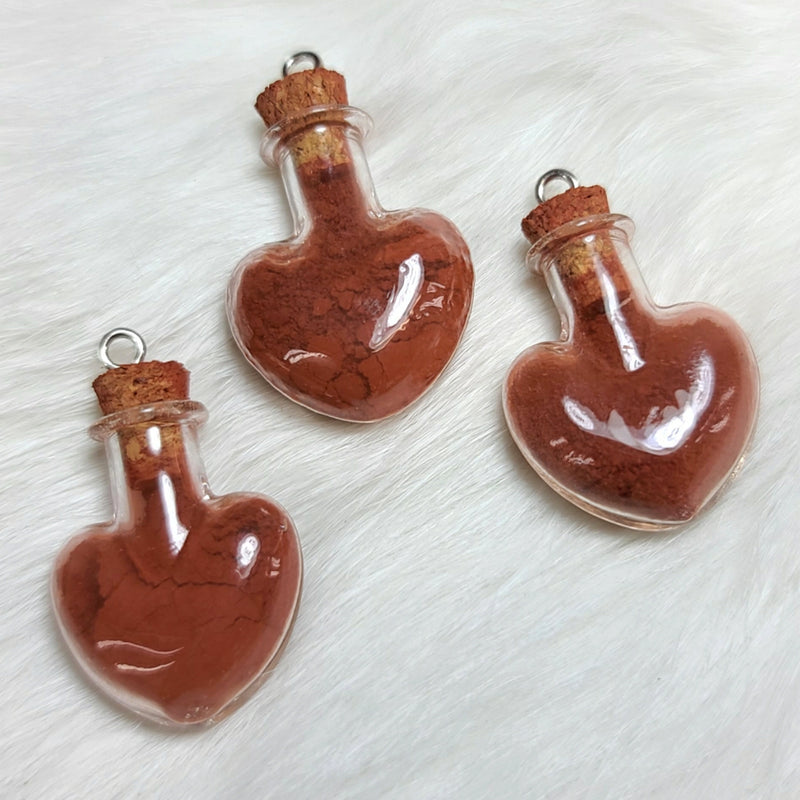 Himba Hearts, Native Ochre Pendants