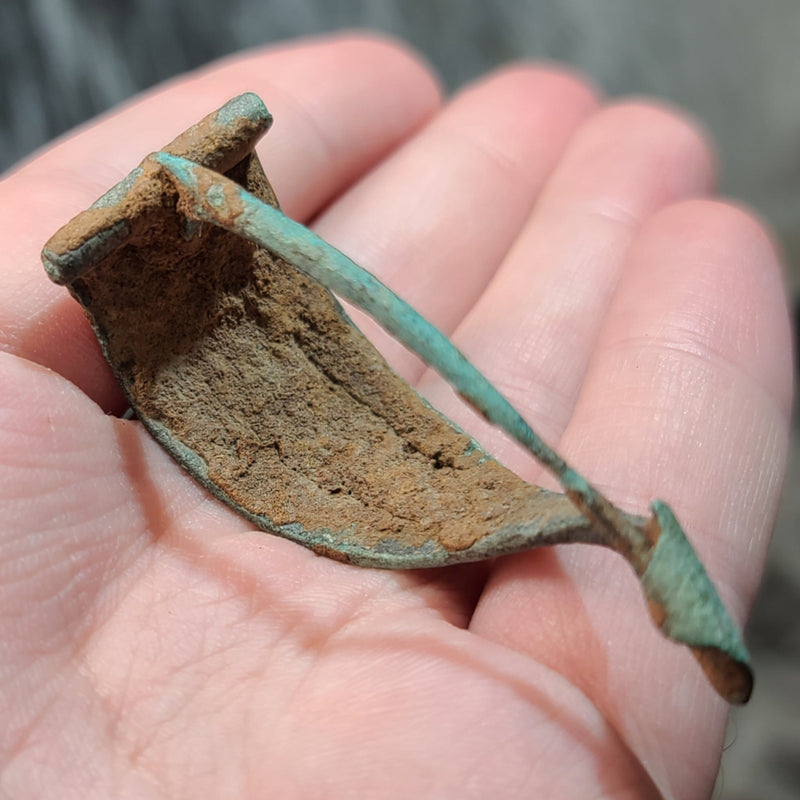 Ancient Roman Bow Brooch F SALE SkullStore Inc