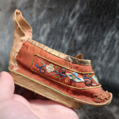 Foot-Binding Shoes (Lotus Shoes), A