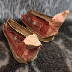 Foot-Binding Shoes (Lotus Shoes), A
