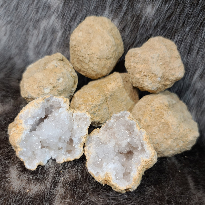 Calcite Geodes, Crack Your Own