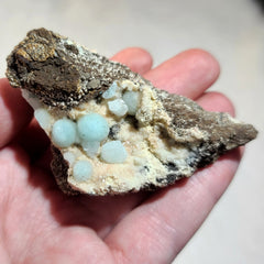 Blue Hemimorphite Crystals