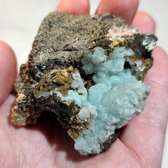 Blue Hemimorphite Crystals