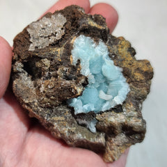Blue Hemimorphite Crystals