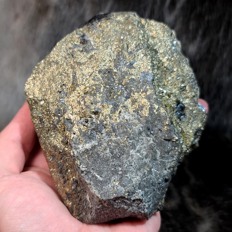 Pyrite, Galena & Calcite (5")