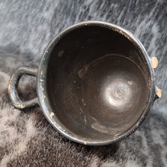 Ancient Greek Black-Glazed Skyphos, C