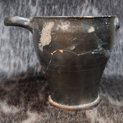 Ancient Greek Black-Glazed Skyphos, C
