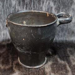 Ancient Greek Black-Glazed Skyphos, C