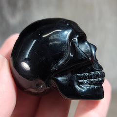 Obsidian, Carved Skulls