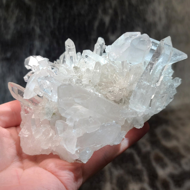 Arkansas Quartz Crystal Cluster, L (5.25")