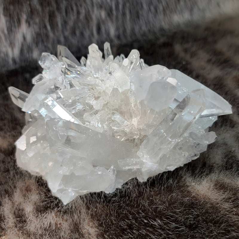 Arkansas Quartz Crystal Cluster, L (5.25")