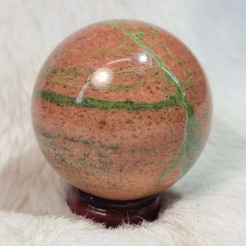 Unakite Sphere (2")