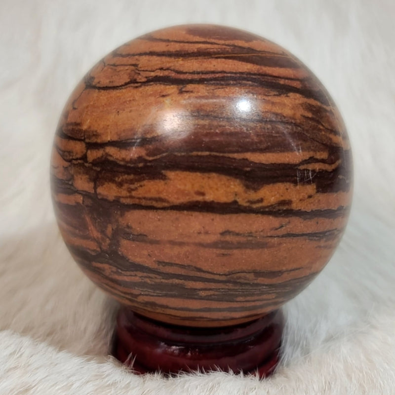 Brown Aragonite Sphere (1.75")