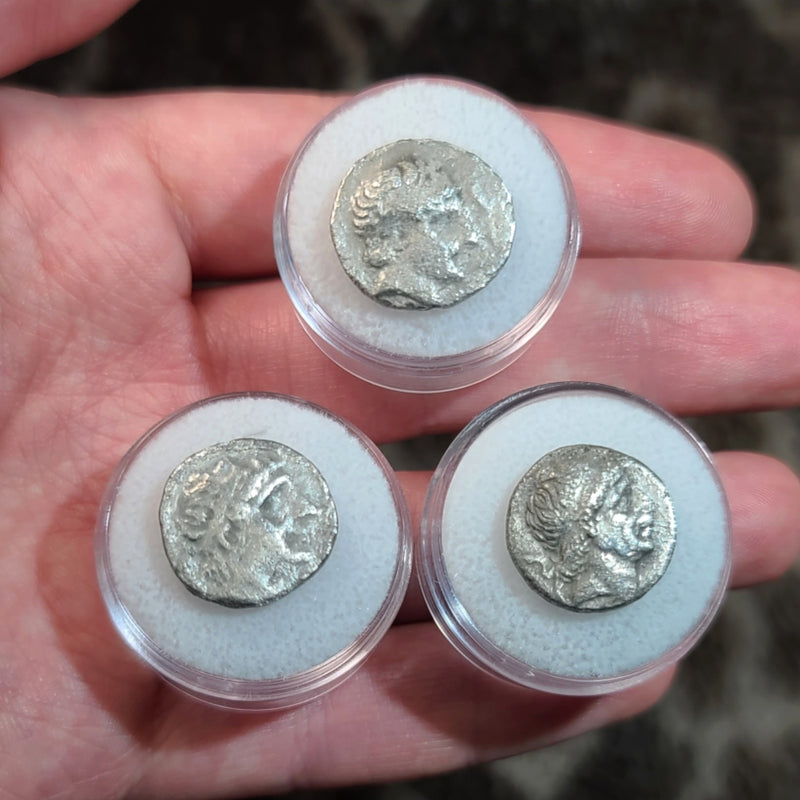 Greek Silver Drachma, King Antiochus Soter I